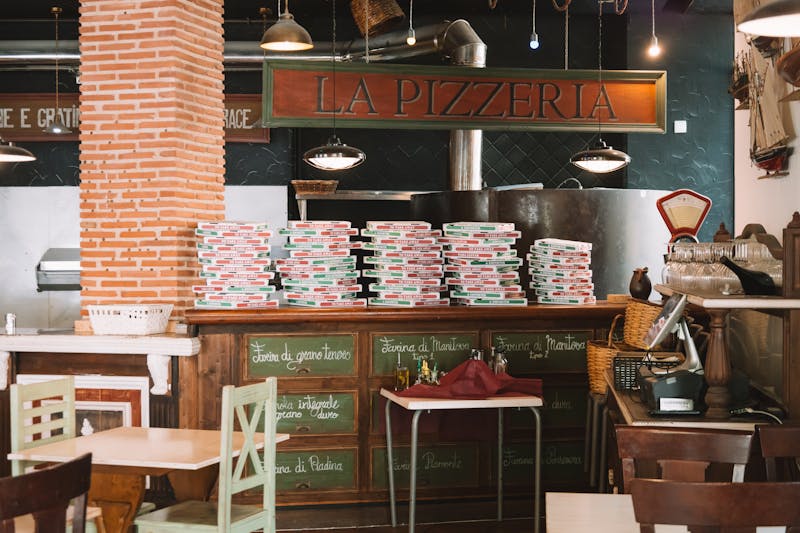 Papa Ginos restaurant interior inspired by papa gino's tradition